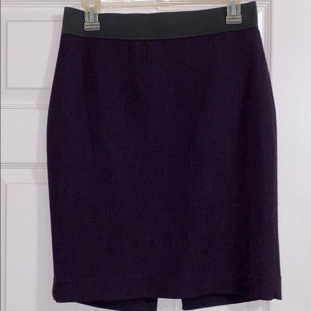 Express Deep Purple Pencil Skirt